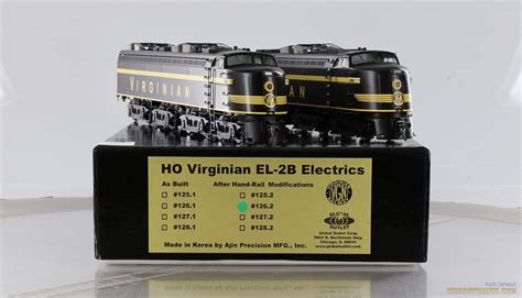 Ho Brass Model Global 1262 Vgn Virginian El 2b Electric Locomotives