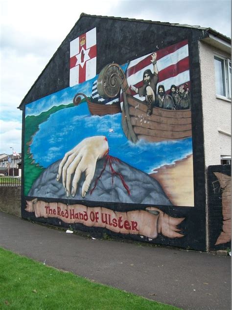 The Red Hand Of Ulster Mural At Shankill © Eric Jones Geograph