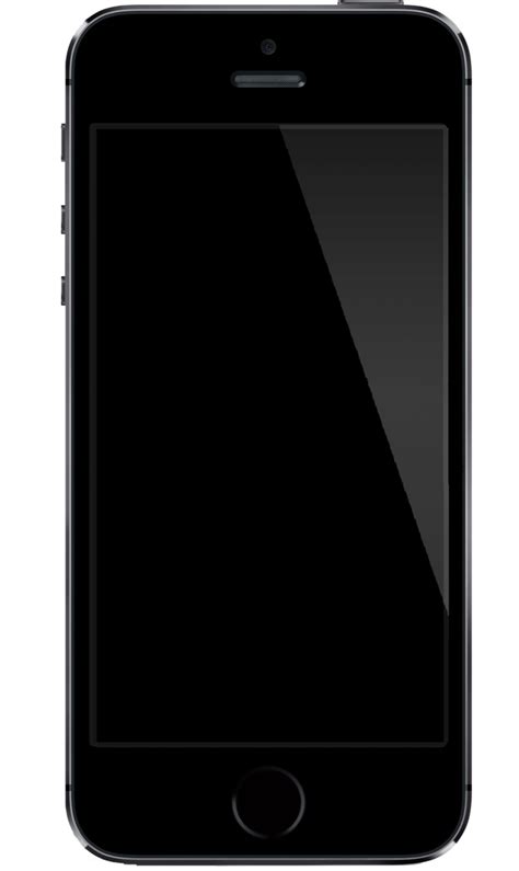 iPhone 5S Zwart 64gb (no touch id) – W-IT Computers png image