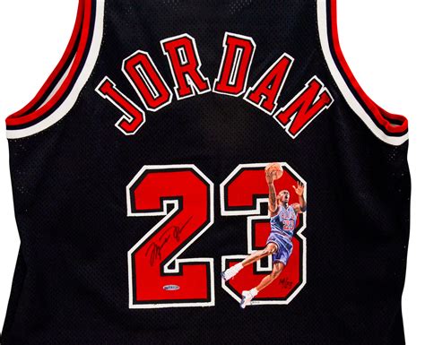 Lot Detail Michael Jordan Signed Chicago Bulls Jersey With Custom Jolene Jessie Jersey Art