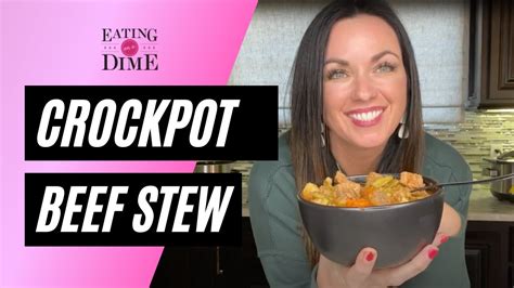easy crock pot beef stew recipe youtube