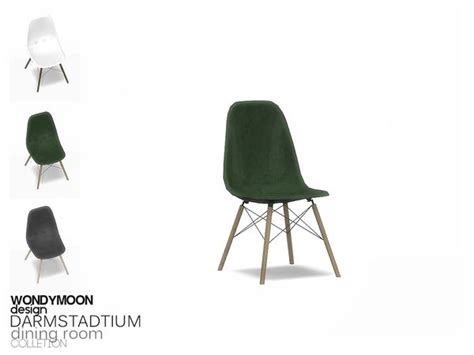Wondymoons Darmstadtium Dining Chair Sims 4 Clothing Sims Mods