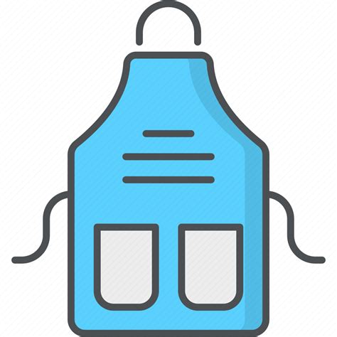 Apron Cooking Kitchen Barber Denim Haircut Icon Download On Iconfinder