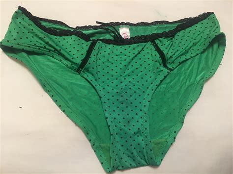 Green Polka Dot Panties