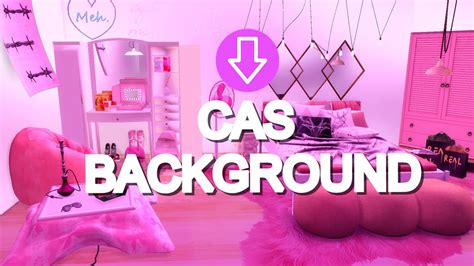 Girly Pink Room Cas Background Download The Sims 4 Youtube