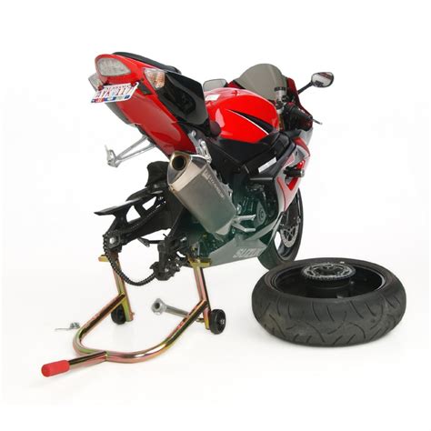 Pit Bull Spooled Rear Motorcycle Stand Riders Choice Come Here