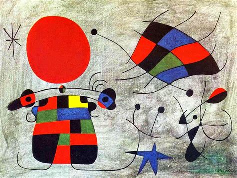 Joan Miró The Smile Of The Flamboyant Wings 1953 Tuttart