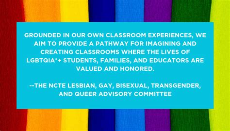 Creating Lgbtqia Affirming Classrooms And Schools National Council Of