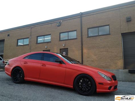 Cheap emblems, buy quality automobiles & motorcycles directly from china suppliers:matt black. Mercedes CLS 55 AMG Wrapped in Matte Red - autoevolution