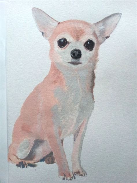 Chihuahua In Acrylic Canvas Painting Painting Canvas