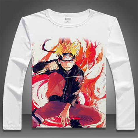 New Style Animation Naruto T Shirt Unisex Cartoon Anime Man Long Sleeve