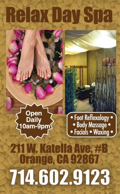 Relax Day Spa Oc Massage And Spa