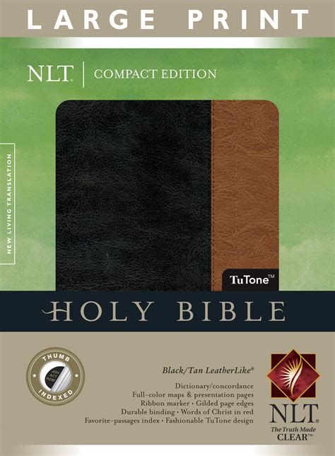 Tyndale Compact Edition Bible Nlt Large Print