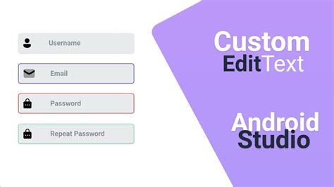 Download Create Custom Edittext Android Studio Constraintlayout Watch