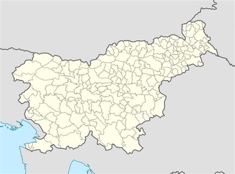 Zemljevid Slovenije Slovenija Zemljevid Lokacije Južni Evropi Evropa