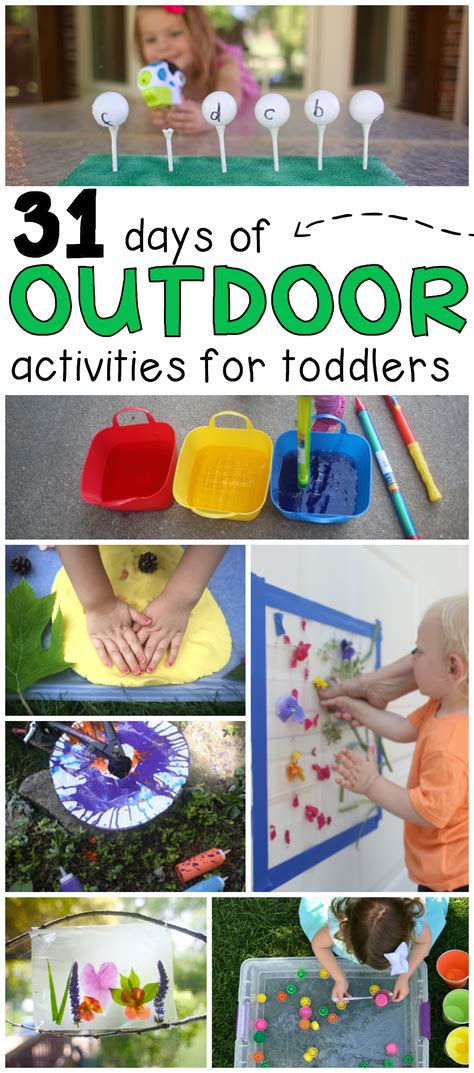 31 Days Of Outdoor Activities For Toddlers So Many Fun Outdoor Pl