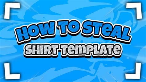 How To Steal Roblox Shirt And Pant Template Easy Way Youtube