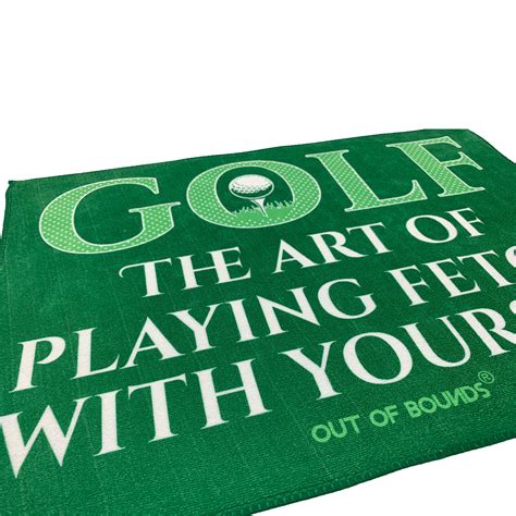 Golf Microfiber Sports Towel Funny Novelty Sweat Rag The Art Of Playing