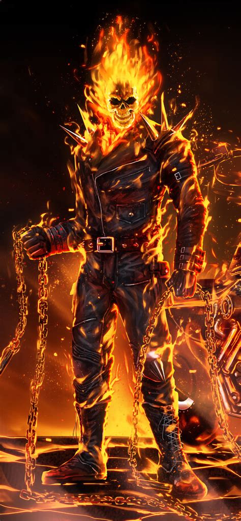 1242x2688 Coolest Ghost Rider 2020 Art Iphone Xs Max Wallpaper Hd
