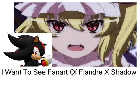 Flandre Scarlet X Shadow The Hedgehog By Kittymewmew001 On Deviantart