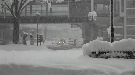 Winter Storm Causes Heavy Snowfall In Central Japan Cgtn