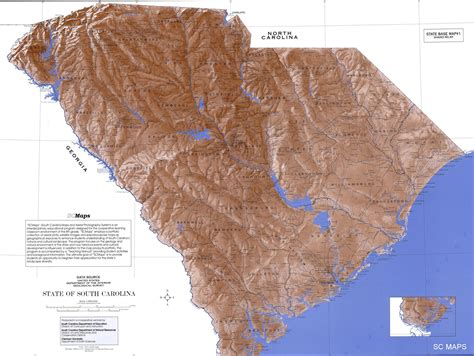 South Carolina Geologic Map