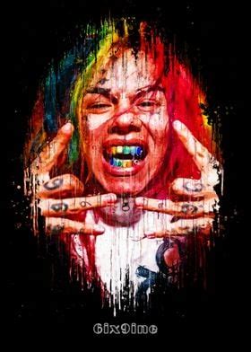 6ix9ine Poster By The Sulung Displate