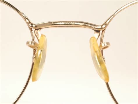 optometrist attic ao gold ful vue p3 wire rim vintage eyeglasses