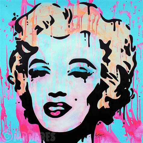 Mrbabes Marilyn Monroe Andy Warhol Homage Original