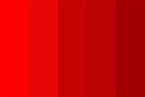 Shades Of Red Color Palette