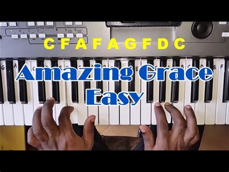 How To Play Amazing Grace Easy Piano Tutorial For Beginners Piano Understand