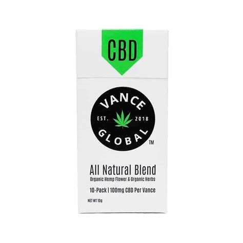 Vance CBD Smokes All Natural Blend W Lavender Highly Rated Cig Rolls
