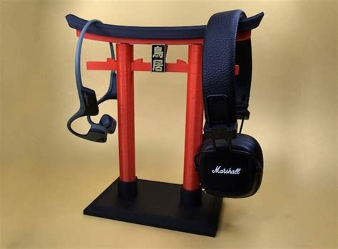 Japanese Torii Gate Style Headphone Stand 3d Printed And Etsy Australia