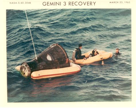 Todays Document Gemini Iii March 23 1965 Photograph Of Gemini 3