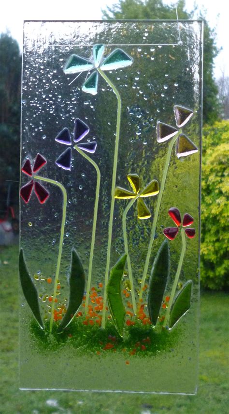 15 The Best Fused Glass Flower Wall Art
