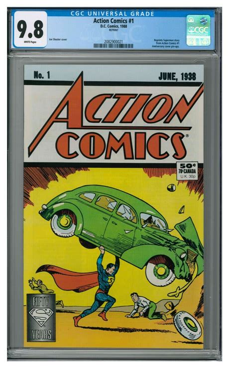 Action Comics 1 1988 Dc 50th Anniversary Reprint