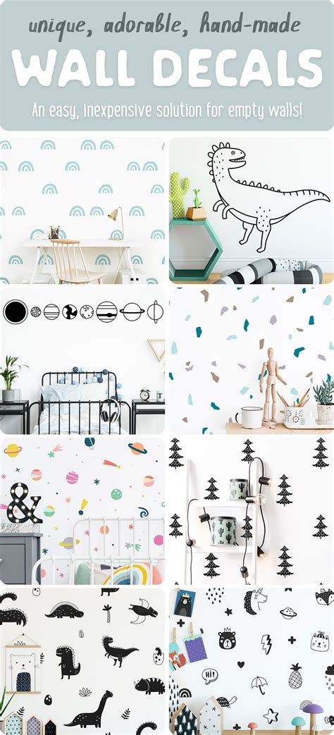 Unique Adorable Wall Decals Super Easy To Use And Remove Unique