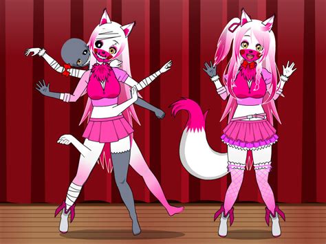 Mangle And Funtime Foxyfemale P1 By Llneli On Deviantart