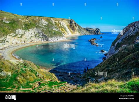 Beautiful Landscape And Seascape View Of Durdle Door A Natural