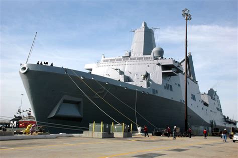The Amphibious Transport Dock Ship Pre Commissioning Unit New York Lpd