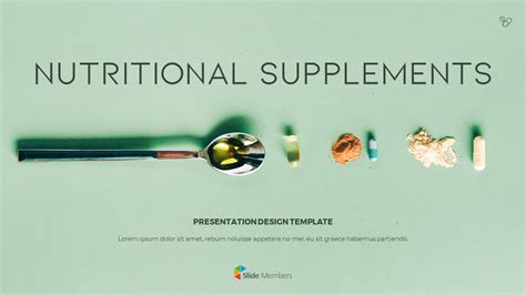Nutritional Supplements Templates Designlifestyleppt