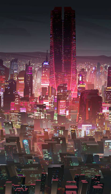 768x1336 Sci Fi City 4k Futuristic Skyscraper 768x1336 Resolution