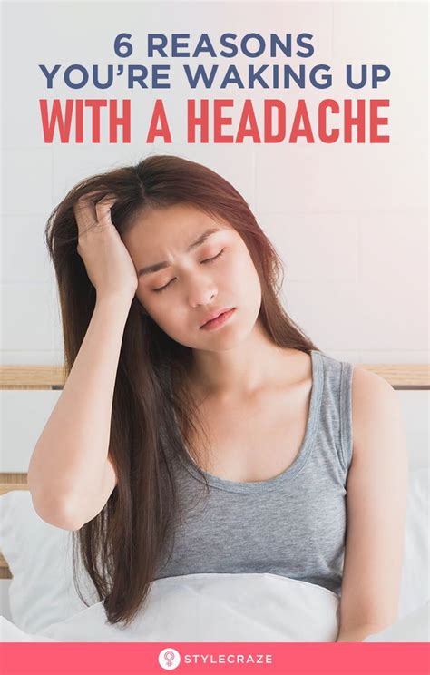 6 Reasons Youre Waking Up With A Headache Headache Women Health