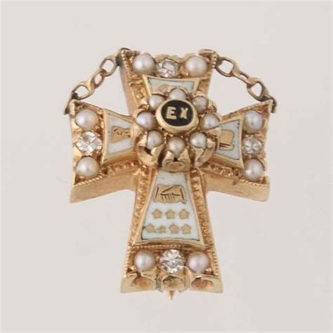 Its core values are friendship, justice and learning. SIGMA CHI CROSS BADGE | Pearl diamond, Gold pearl, Sigma chi