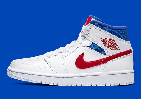 Air Jordan 1 Mid Receives Patriotic Makeover Official Photos Urban