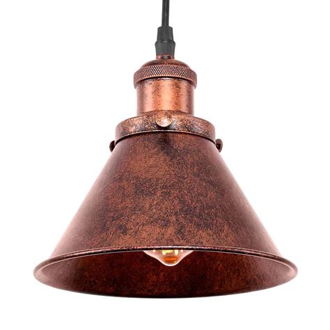 Industrial Vintage Antique Copper Pendant Light Farmhouze Light