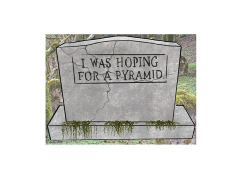 I Was Hoping For A Pyramid Vinyl Sticker Cemetery Tombstone Etsy