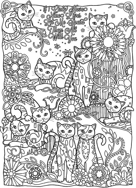 Cat Coloring Pages for Adults - Best Coloring Pages For Kids