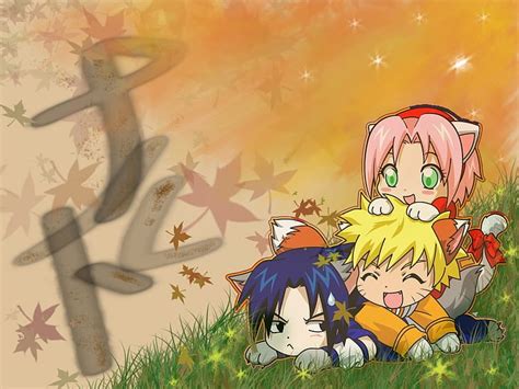 Free Download Hd Wallpaper 7 Cute Cute Team 7 Anime Naruto Hd Art