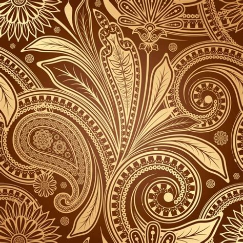 18 Simple Paisley Pattern Vector Free Images Free Vector Paisley